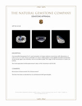 0.47 Ct. Rainbow Moonstone from Ceylon (Sri Lanka) Appraisal