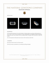 0.54 Ct. Rainbow Moonstone from Ceylon (Sri Lanka) Appraisal