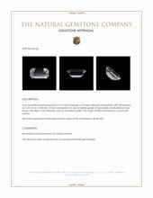 0.74 Ct. Moonstone from Ceylon (Sri Lanka) Appraisal