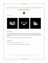 0.57 Ct. Rainbow Moonstone from Ceylon (Sri Lanka) Appraisal