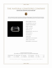 0.63 Ct. White Moonstone from Ceylon (Sri Lanka) Scan Report