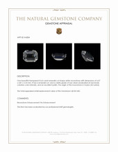 0.63 Ct. White Moonstone from Ceylon (Sri Lanka) Appraisal