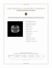 0.45 Ct. White Moonstone from Ceylon (Sri Lanka) Scan Report