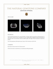 0.52 Ct. Rainbow Moonstone from Ceylon (Sri Lanka) Appraisal