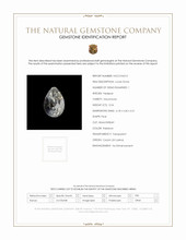 0.54 Ct. Rainbow Moonstone from Ceylon (Sri Lanka) Scan Report