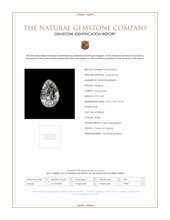 0.49 Ct. White Moonstone from Ceylon (Sri Lanka) Scan Report