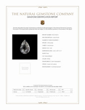 0.43 Ct. White Moonstone from Ceylon (Sri Lanka) Scan Report