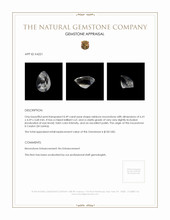 0.49 Ct. Moonstone from Ceylon (Sri Lanka) Appraisal