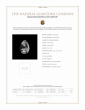 0.49 Ct. Moonstone from Ceylon (Sri Lanka) Scan Report