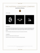 0.58 Ct. Moonstone from Ceylon (Sri Lanka) Appraisal