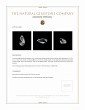 0.67 Ct. Moonstone from Ceylon (Sri Lanka) Appraisal