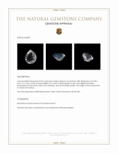 0.45 Ct. Rainbow Moonstone from Ceylon (Sri Lanka) Appraisal