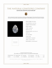 0.35 Ct. White Moonstone from Ceylon (Sri Lanka) Scan Report