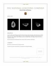 0.38 Ct. Moonstone from Ceylon (Sri Lanka) Appraisal