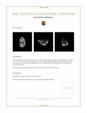 0.37 Ct. Moonstone from Ceylon (Sri Lanka) Appraisal