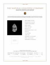 0.37 Ct. White Moonstone from Ceylon (Sri Lanka) Scan Report