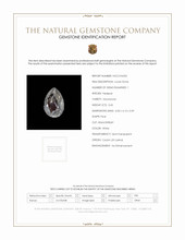 0.45 Ct. White Moonstone from Ceylon (Sri Lanka) Scan Report