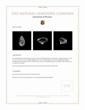 0.50 Ct. Rainbow Moonstone from Ceylon (Sri Lanka) Appraisal