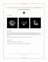 0.53 Ct. Rainbow Moonstone from Ceylon (Sri Lanka) Appraisal