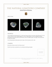 0.71 Ct. Rainbow Moonstone from Ceylon (Sri Lanka) Appraisal