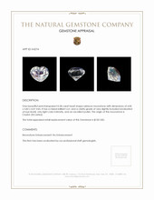0.58 Ct. Rainbow Moonstone from Ceylon (Sri Lanka) Appraisal