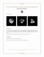 0.54 Ct. Rainbow Moonstone from Ceylon (Sri Lanka) Appraisal