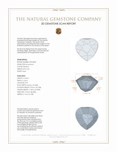 0.46 Ct. Moonstone from Ceylon (Sri Lanka) 3 D Scan Report