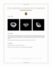 0.46 Ct. Moonstone from Ceylon (Sri Lanka) Appraisal