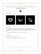 0.49 Ct. Rainbow Moonstone from Ceylon (Sri Lanka) Appraisal