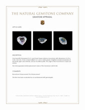 0.41 Ct. Rainbow Moonstone from Ceylon (Sri Lanka) Appraisal