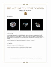 0.37 Ct. Rainbow Moonstone from Ceylon (Sri Lanka) Appraisal