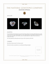 0.37 Ct. Moonstone from Ceylon (Sri Lanka) Appraisal