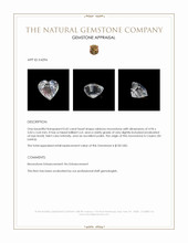 0.42 Ct. Rainbow Moonstone from Ceylon (Sri Lanka) Appraisal