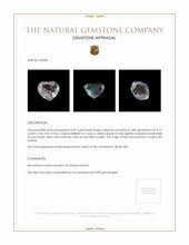 0.39 Ct. Rainbow Moonstone from Ceylon (Sri Lanka) Appraisal