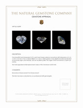 0.33 Ct. Rainbow Moonstone from Ceylon (Sri Lanka) Appraisal