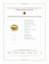 5.37 Ct. Cabochon Chrysoberyl from Madagascar Scan Report