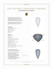 4.19 Ct. Topaz from Brazil 3 D Scan Report
