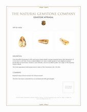 4.48 Ct. Imperial Topaz from Brazil Appraisal