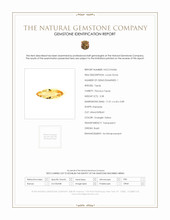 3.38 Ct. Precious Topaz from Brazil Scan Report