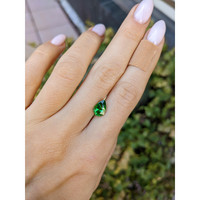 1.70 Ct. Tsavorite Garnet from Tanzania Life Style