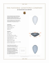 1.74 Ct. Topaz from Brazil 3 D Scan Report