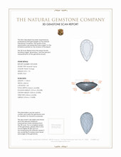 1.74 Ct. Imperial Topaz from Brazil 3 D Scan Report
