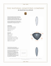 2.23 Ct. Imperial Topaz from Brazil 3 D Scan Report
