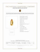 3.79 Ct. Topaz from Brazil Scan Report
