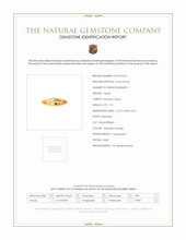 1.91 Ct. Yellowish Orange Precious Topaz from Brazil Scan Report