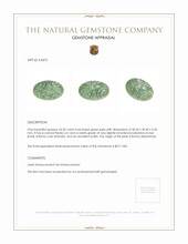54.20 Ct. Jade from Burma (Myanmar) Appraisal