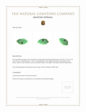 10.69 Ct. Jade from Burma (Myanmar) Appraisal