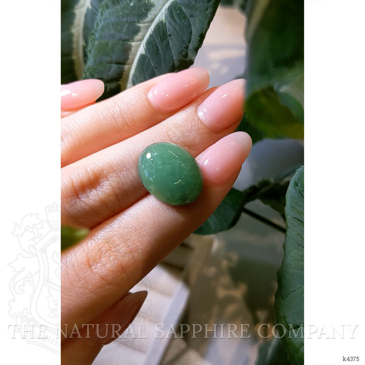 13.43 Ct. Cabochon Jade from Burma (Myanmar)