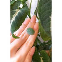 14.65 Ct. Cabochon Jade from Burma (Myanmar) Life Style