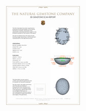14.65 Ct. Cabochon Jade from Burma (Myanmar) 3 D Scan Report